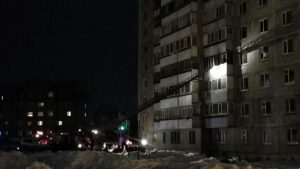 Пожар в 25 доме в 16-ом мкр.