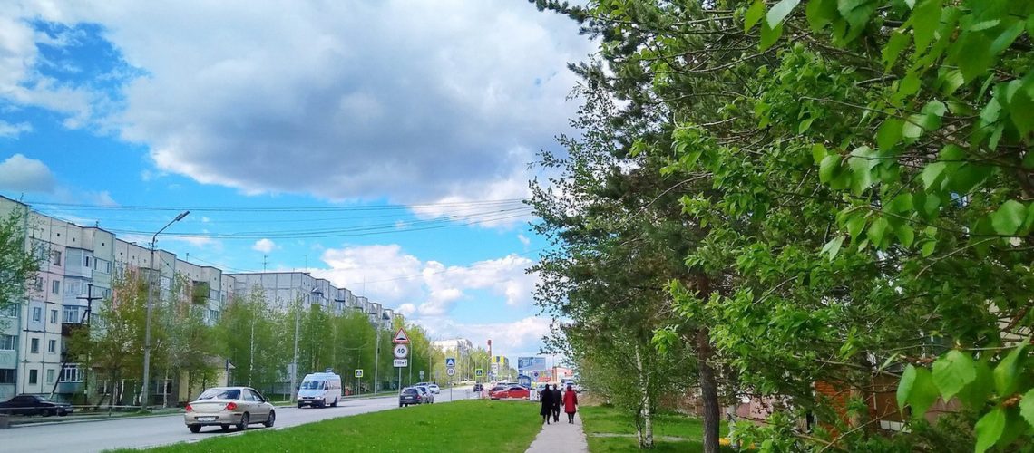 Нефтеюганск позеленел