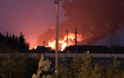 Молния стала причиной пожара на месторождении «Роснефти»