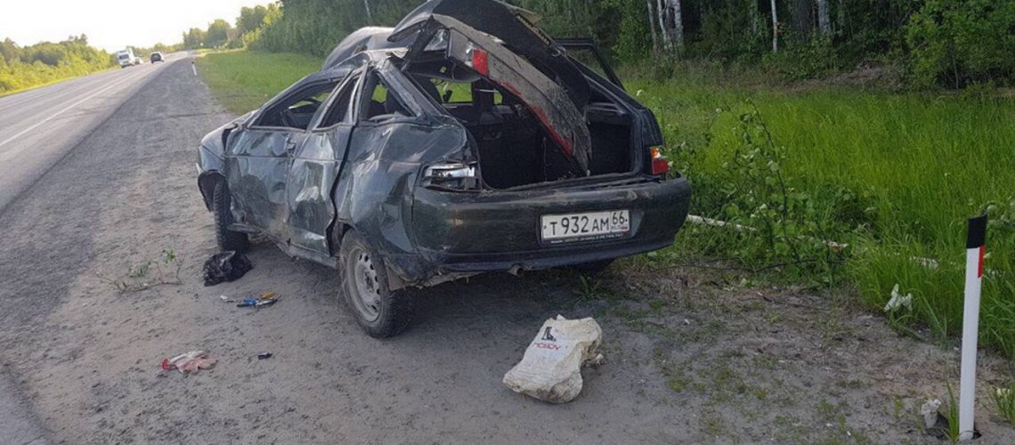 31-й километр автодороги Нефтеюганск-Сургут. Водителю не повезло....