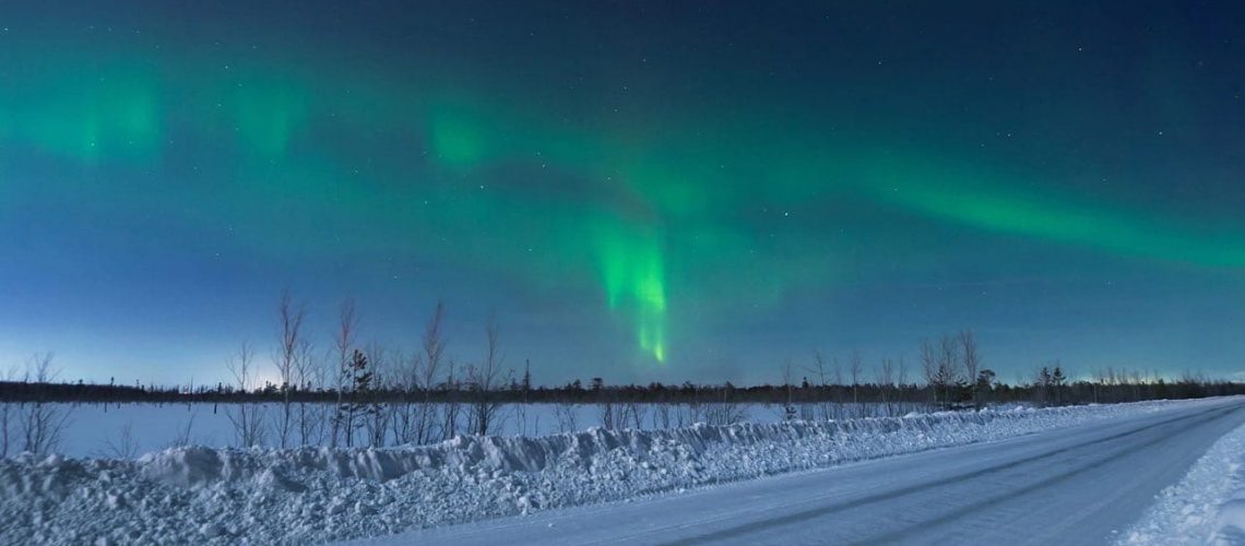 Под Нижневартовском фотограф Александр Бороздин запечатлел северное сияние