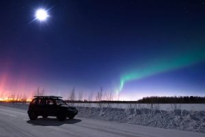 Под Нижневартовском фотограф Александр Бороздин запечатлел северное сияние