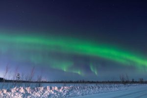 Под Нижневартовском фотограф Александр Бороздин запечатлел северное сияние
