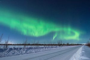 Под Нижневартовском фотограф Александр Бороздин запечатлел северное сияние