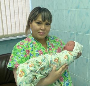 В новогоднюю ночь в родильном отделении Нефтеюганской больницы родился замечательный и здоровый мальчик Арсений