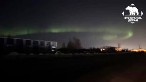 Северное сияние в Нефтеюганске