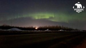 Северное сияние в Нефтеюганске