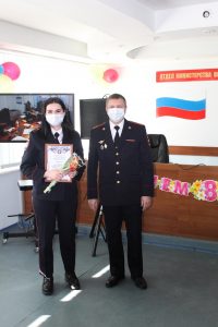 В полиции Нефтеюганска прошли мероприятия, приуроченные Международному женскому дню.