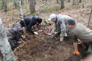 Поисковики Нефтеюганского района нашли незахороненные останки бойцов и командиров Красной Армии