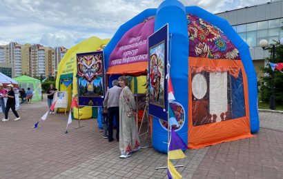 Фестиваль национальных культур «Моя Россия» открыл свои двери на Юбилейной площади.