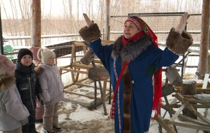 Новогодние приключения в Юганской этнодеревне!
